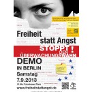 Aufkleber: Demonstration in Berlin 2013 (DIN A 6)
